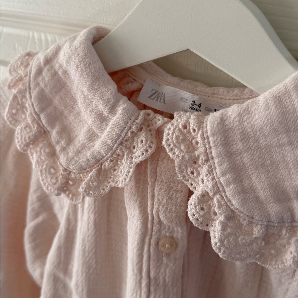 Zara Baby Pink Blouse - Picture 2 of 6